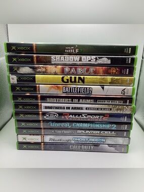 Microsoft Original Xbox Game Lot 12 Games OG Halo COD BF2 Unreal Rallisport 2